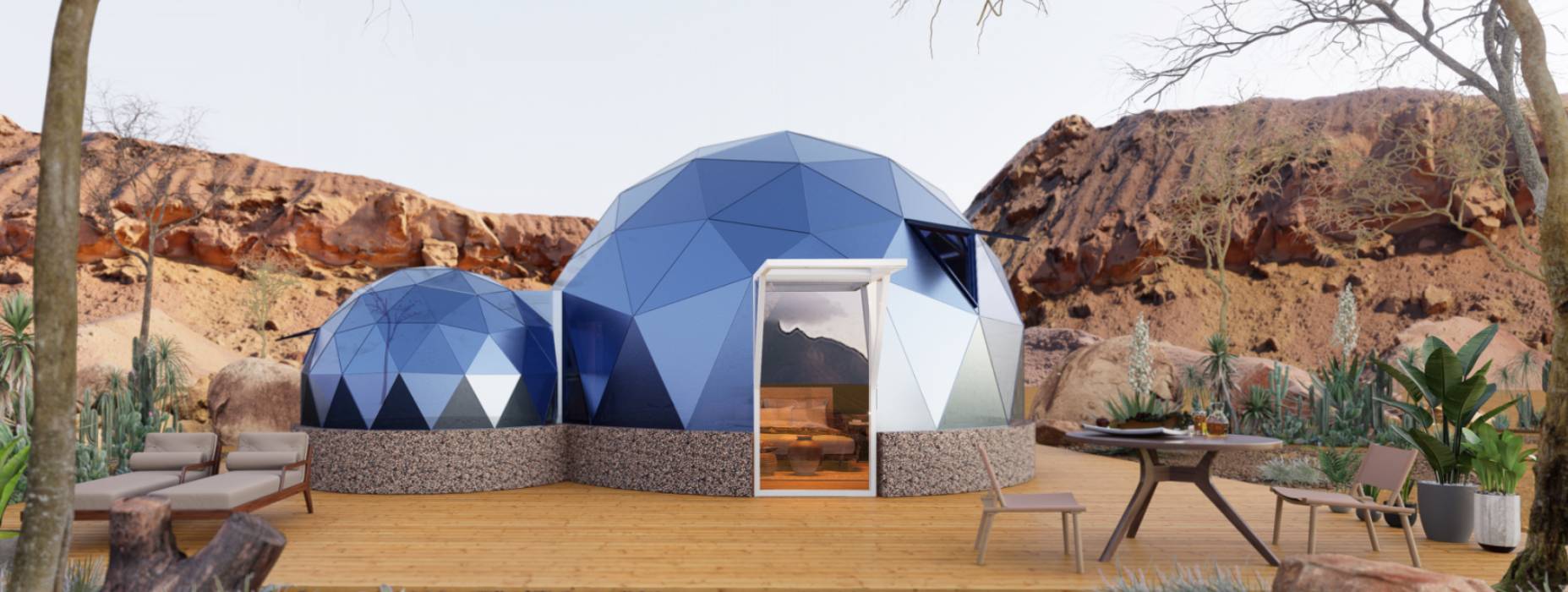 越城区球形智能光伏玻璃星空房